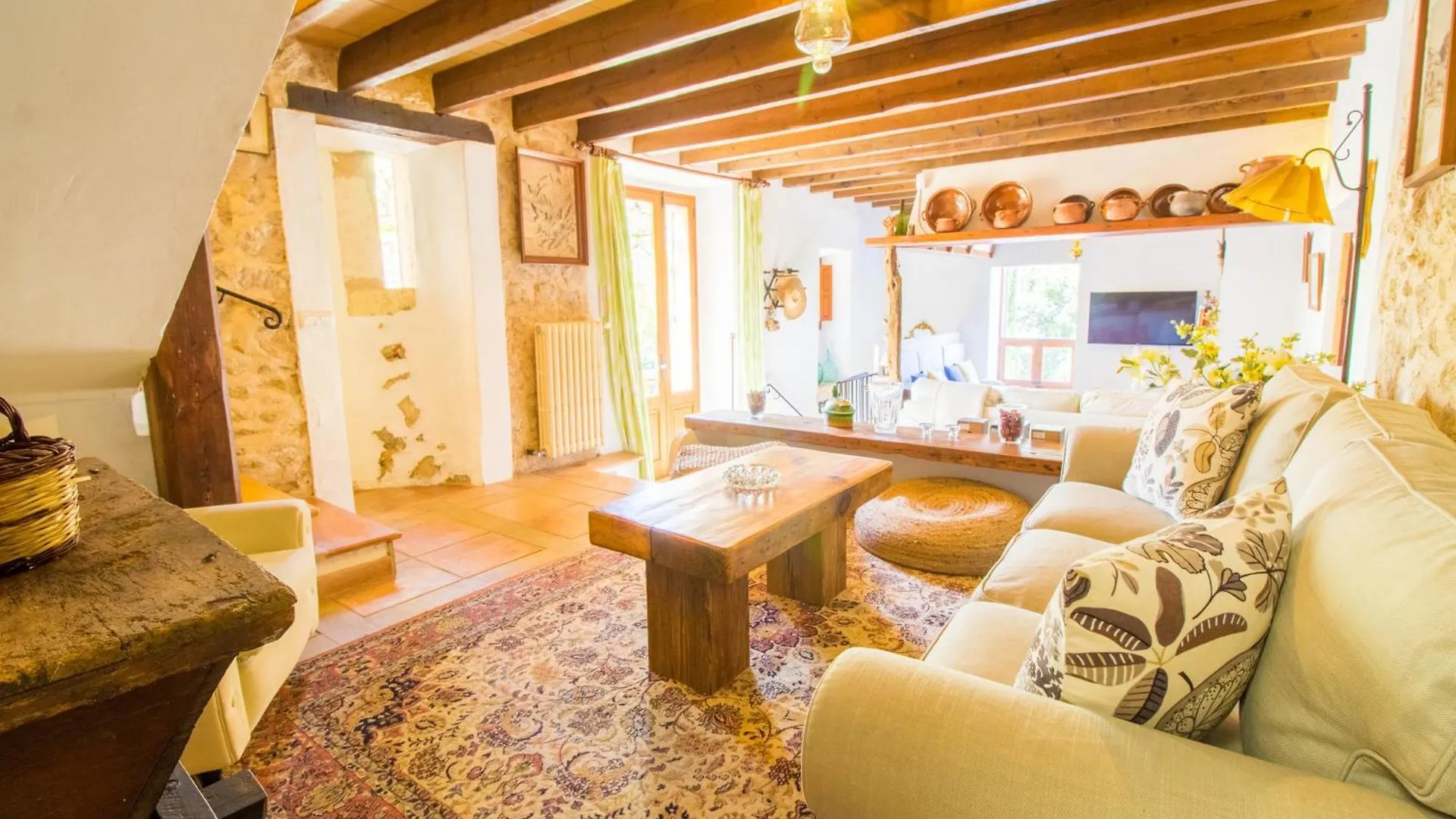 Beautiful Mediterranean Villa With A/C, Wifi Campanet